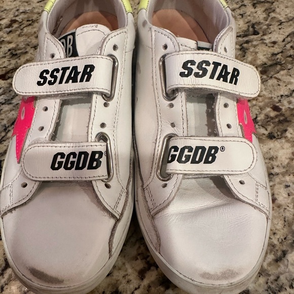 Golden Goose Kids White and Pink Shoes - Picture 5 of 5